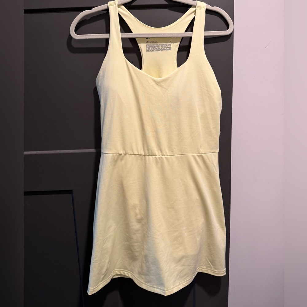 All In Motion Tennis Dress is Butter Yellow